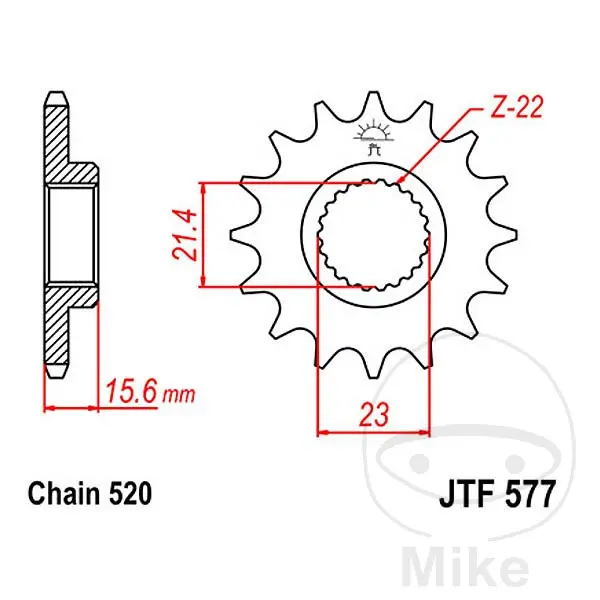 JT SPROCKETS 프론트 스프로킷