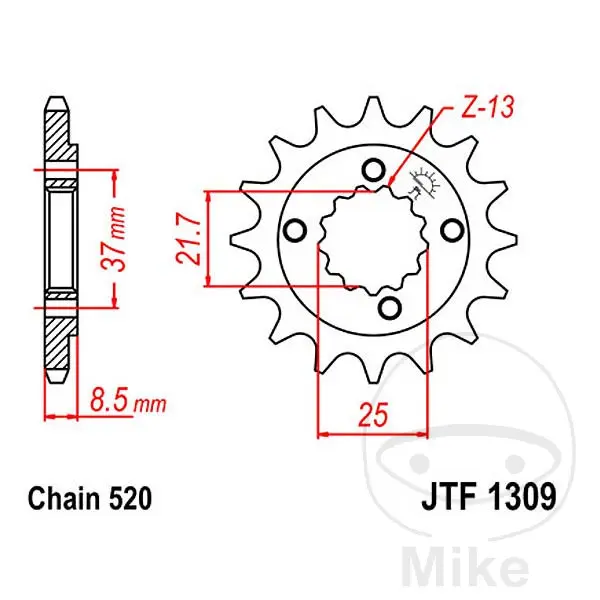 Sprocket JT Sprockets — Sprockets & crown wheels