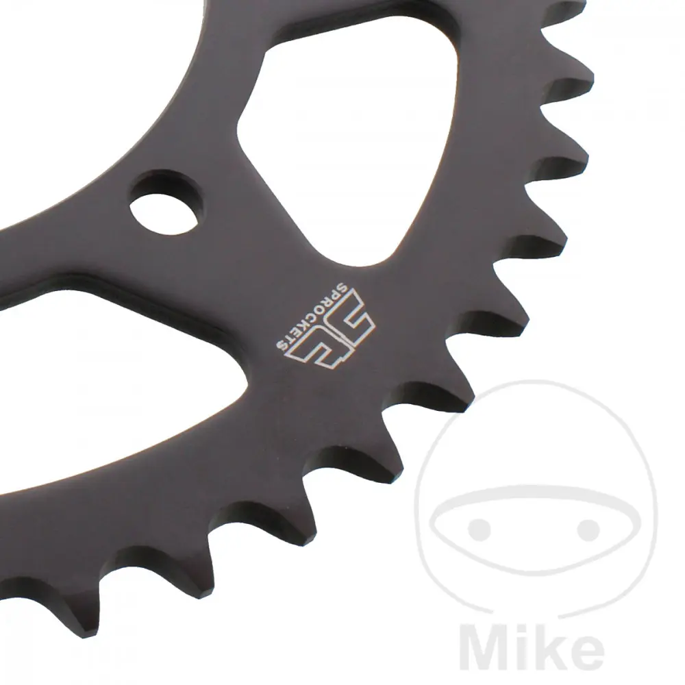 JT SPROCKETS Induction Hardened Sprocket with Black Zinc Finish — view 2