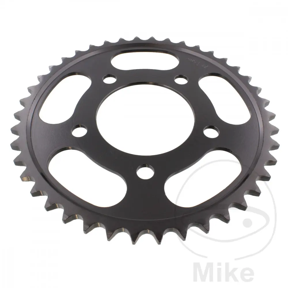 ترس JT SPROCKETS مُقسّى بالتحريض بتشطيب الزنك الأسود — المنظر 2