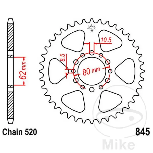 Couronne en acier JT SPROCKETS