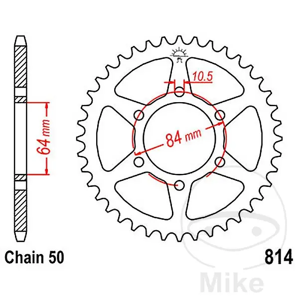 Rear Steel Sprocket JT SPROCKETS
