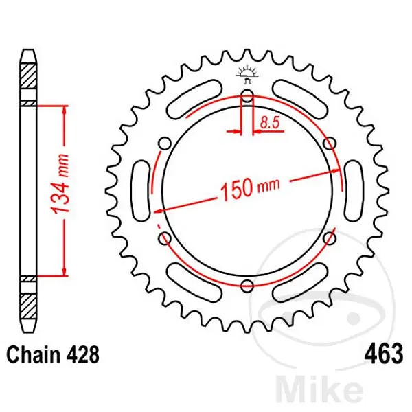 JT SPROCKETS 강철 스프로킷