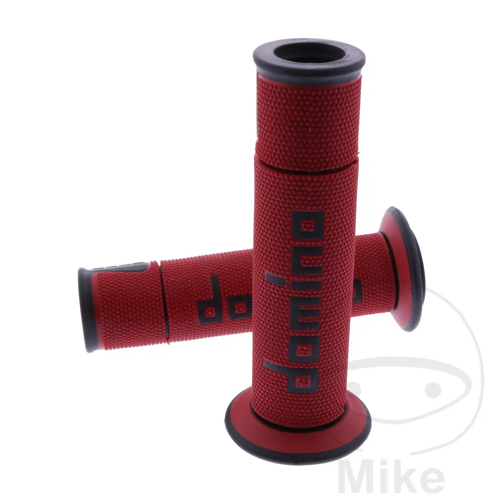 ڈومینو اے 450 ریڈ/بلیک ہینڈل گریپ کور — 4 ویو