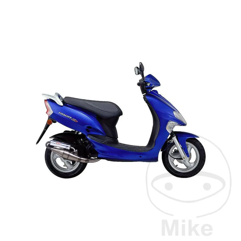 LeoVince TT Schalldämpfer poliert für Kymco 50 Agility, Bet & Win, Super 9, Top Boy - Sym 50 Jet 2T (Ref 4048) — Ansicht 8