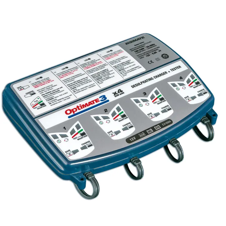 Optimate 3 X4 Bank 12V 0.8A TM 454 Pro — Ansicht 7