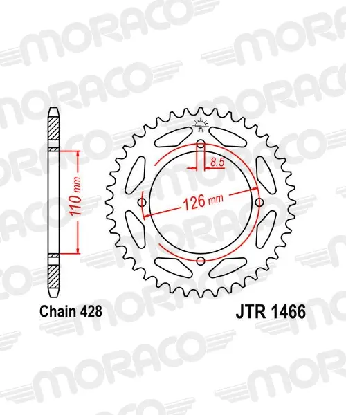 JT Sprockets Sprocket — view 2