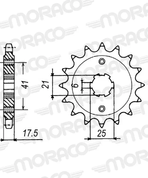 Ritzel Supersprox — Ansicht 3