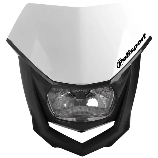 Faruri Polisport Maske Halo alb/negru — vederea 5