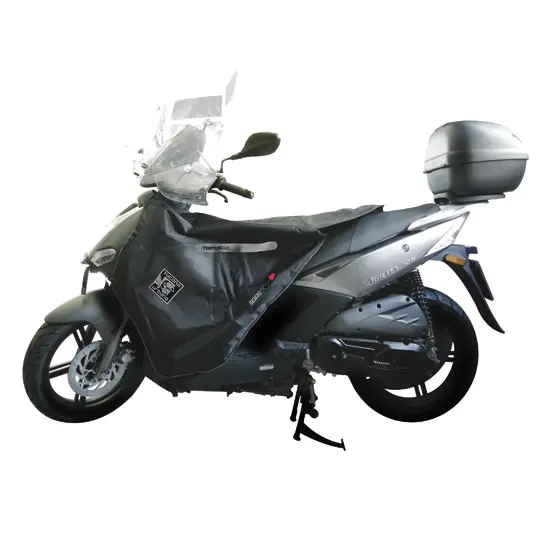 Beinschutzverkleidung Tucano für Kymco 50 Agility, 125 Agility - Peugeot 50 Ludix, TKR - MBK 50 Booster - Yamaha 50 BWS, Aerox - Piaggio 50 NRG (R017-X) (Termoscud) (Anti-Flatter-System S.G.A.S.) — Ansicht 3