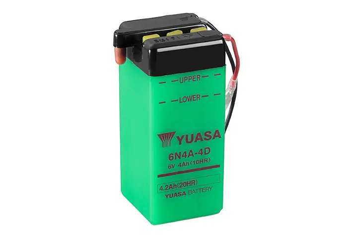 Batterie Yuasa 6N4A-4D konventionell mit Wartung — Ansicht 6