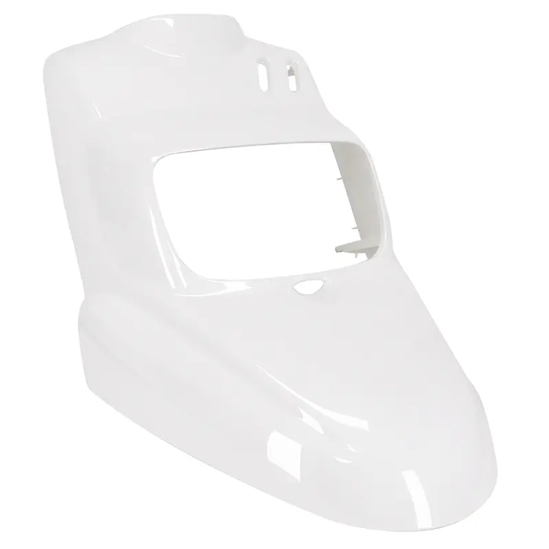 Forkåring-skærm scooter adapter MBK 50 Booster 2004+ / Yamaha 50 BWS 2004+ hvid glans P2R
