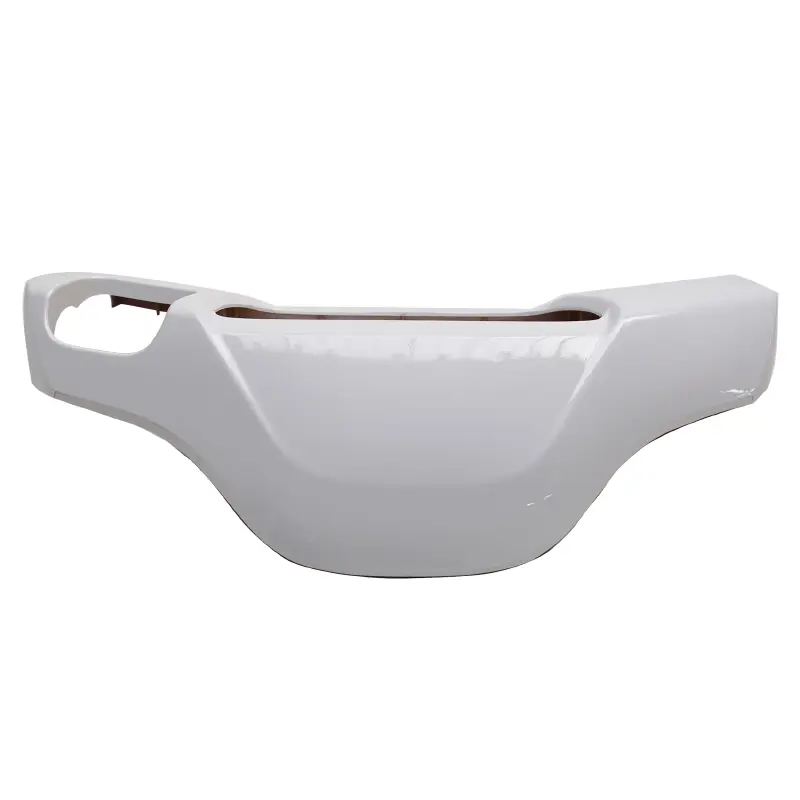 Carénage couvre guidon P2R blanc brillant MBK Booster 50 2004+ Yamaha BWS 50 2004+
