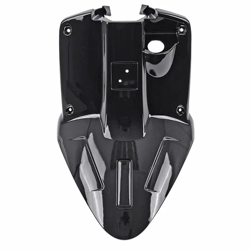 Verstellbarer Heckkotflügel MBK Booster 50 2004+ / Yamaha BWS 50 2004+ hochglanz schwarz P2R — Ansicht 2