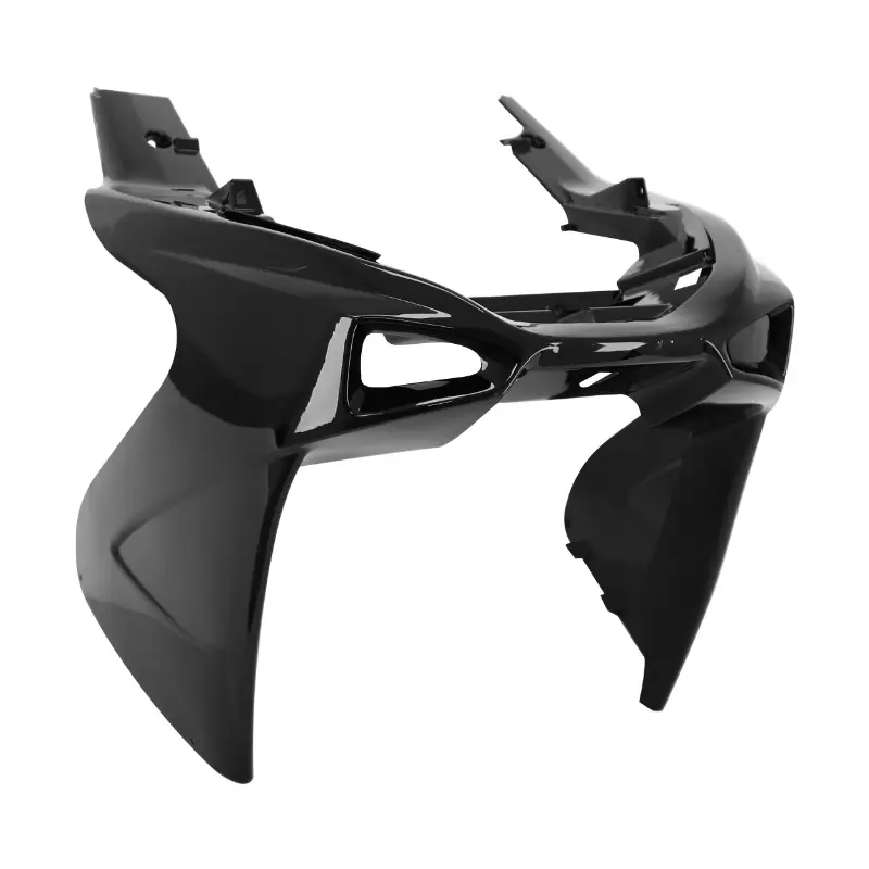 Verkleidung vordere Schürze für Roller adaptierbar MBK 50 Nitro 1997-2012 Yamaha 50 Aerox 1997-2012 glänzend schwarz Unterteil P2R