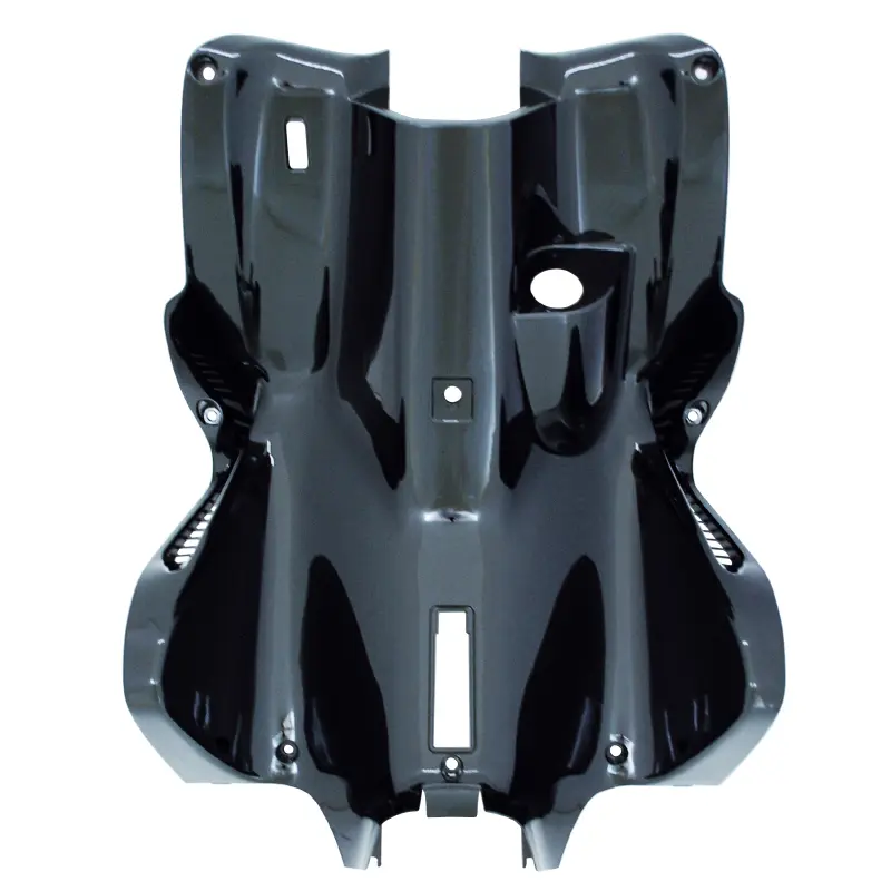 Adaptable rear fender-skirt for MBK 50 nitro 1997+2012-yamaha 50 aerox 1997+2012 glossy black -P2R