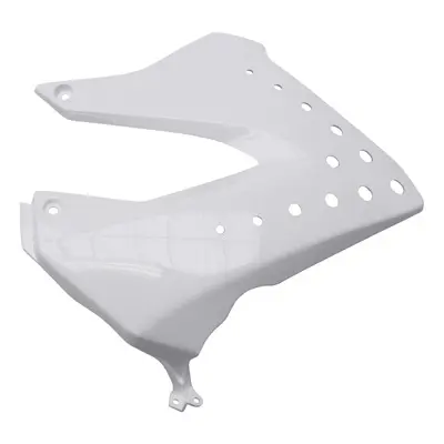 Carénage cache-réservoir gauche P2R Derbi 50 Senda DRD blanc brillant 2005-2010