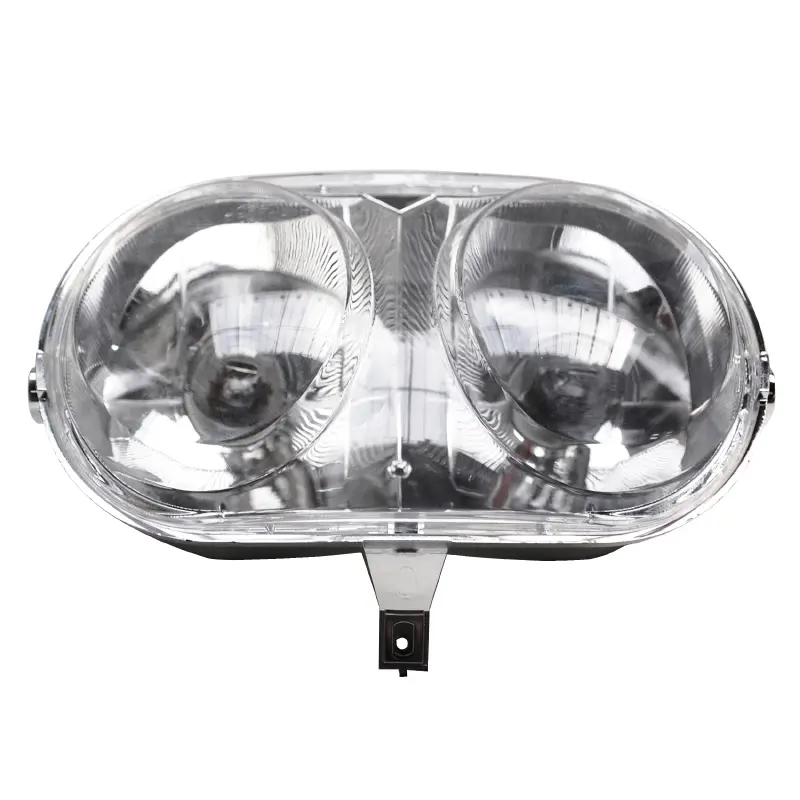 Optique scoot adaptable MBK 50 ovetto 1997+2007 - yamaha 50 neos 1997+2007 (homologue ce) (livree avec 2 ampoule BA20D) (OEM: 5ad-h4310-00-00) -P2R