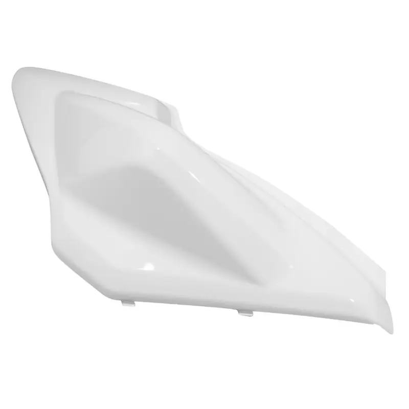 Carénage arrière adaptable MBK Nitro 50 2013+ Yamaha Aerox 50 2013+ blanc brillant droit P2R