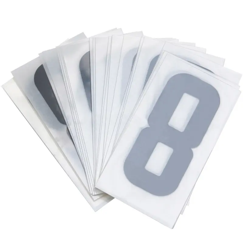 Chiffre plaque PVC moto-scooter 45 mm 8 TOP PLAQ (lot de 10)
