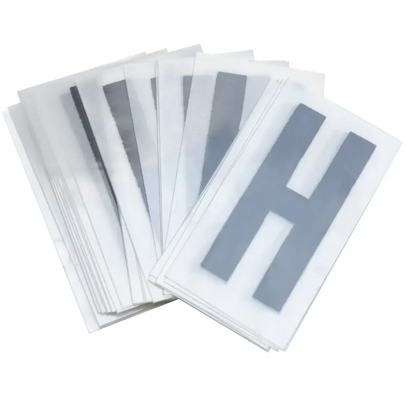 Lettre plaque PVC moto-scooter 45 mm H TOP PLAQ (lot de 10)
