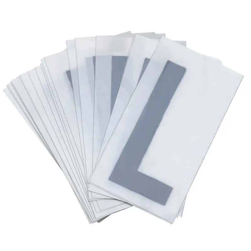 Lettres plaque PVC moto-scooter 45 mm l TOP PLAQ (vendu par 10)