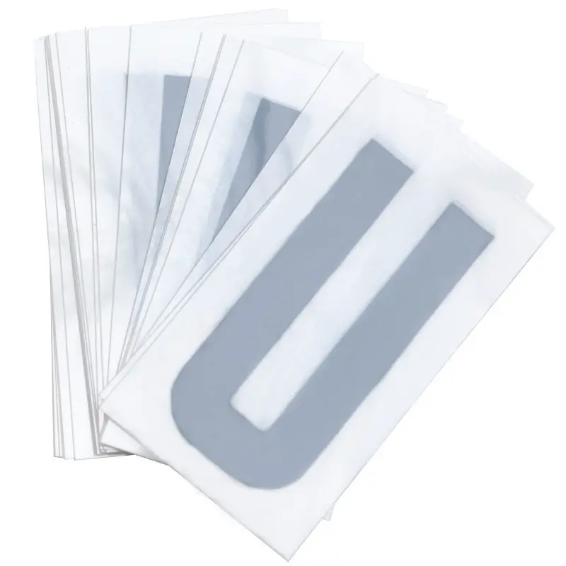 Lettre plaque PVC moto-scooter 45 mm U (lot de 10)