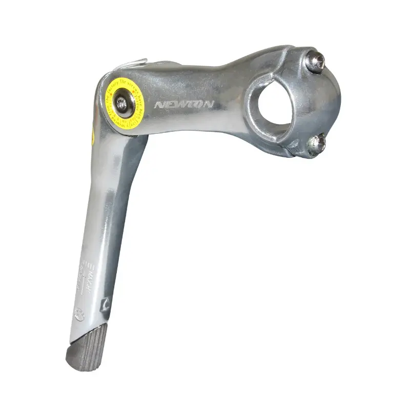 Potence City à plongeur Newton réglable 22,2 mm 105 mm argent pour cintre 25,4 mm
