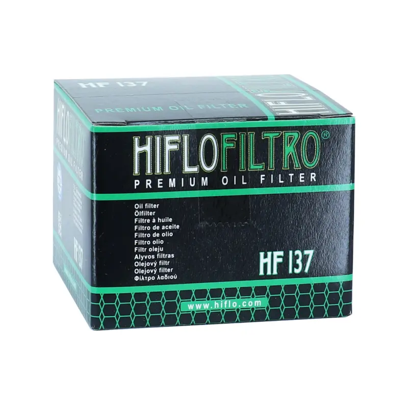Hiflofiltro HF137 Ölfilter passend für Suzuki DR 500, DR 600, DR 650, DR 800 (60x37mm) — Ansicht 6
