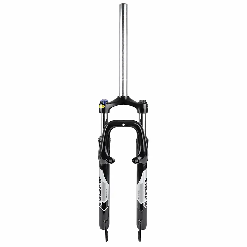 MTB-Gabel 27,5" Zoom 386MLO mit Feder schwarz verstellbar-sperrbar Federweg 60 mm glatter Steuersatz 296 mm 1"1/8-28,6 Außengewinde kompatibel V-Brake-Scheibe — Ansicht 2