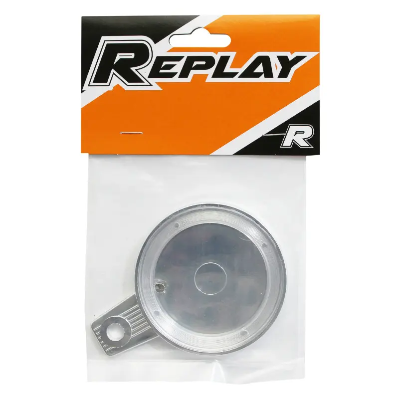 Replay 플라스틱 크롬 보험 증표 홀더 — 2번째 뷰