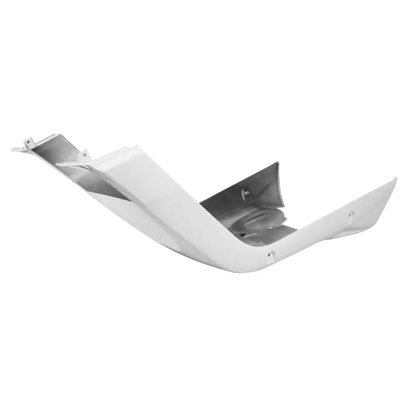 Carénage bas de caisse P2R blanc brillant MBK Booster 50 2004+ / Yamaha BWS 50 2004+