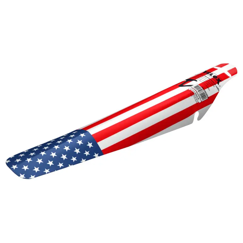 도로/MTB용 클립식 후면 펜더 벨록스 USA 컬러 — 2번째 뷰
