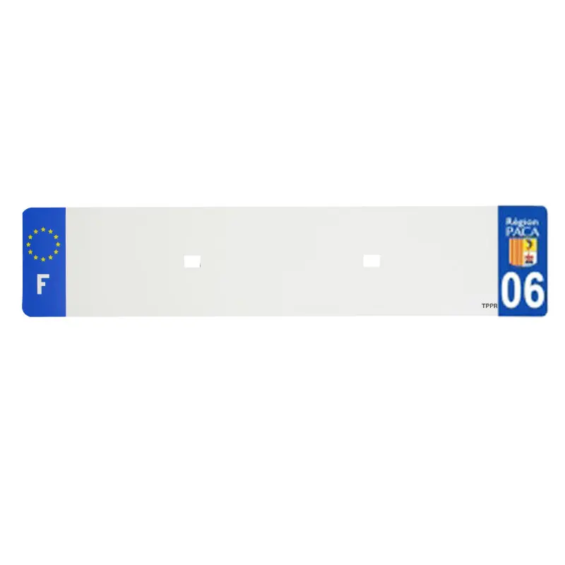Kfz-Kennzeichenband 520x110 für PVC-Rohling Departement 06-EURO TOP PLAQ