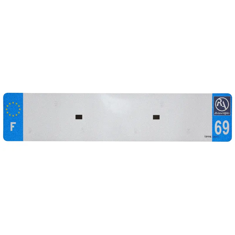 Kennzeichenfolie 520x110 für PVC-Rohling Departement 69-EURO