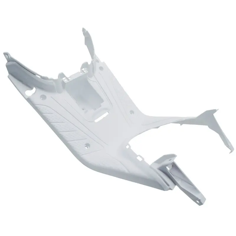 Carénage marchepied scooter adaptable MBK 50 Booster 2004+ Yamaha 50 BWS 2004+ blanc P2R