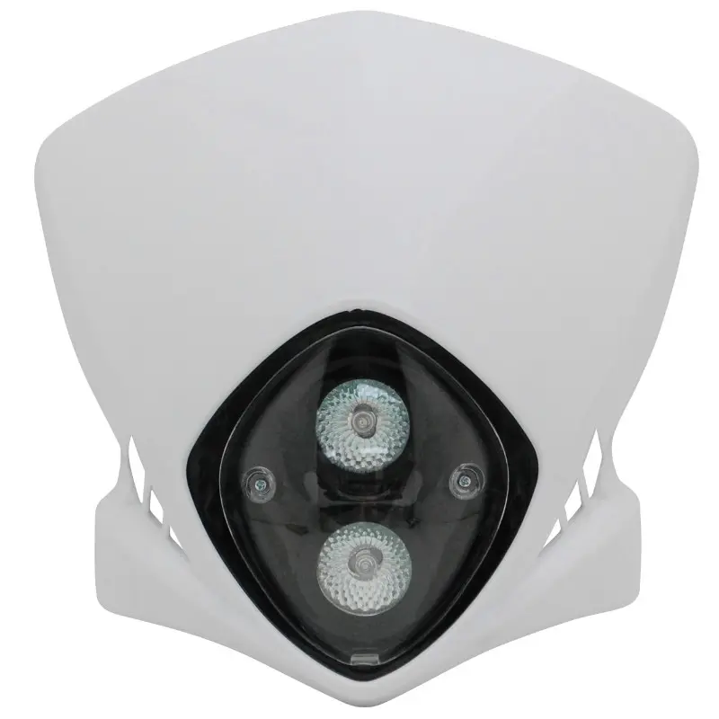 Gabelscheinwerferplatte 50 an Box universal Replay duke weiß Halogen 2X20W