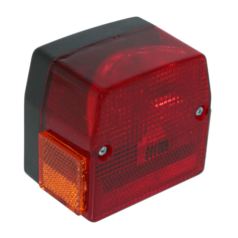 Feu arrière cyclo adaptable Peugeot 103 SPX, RCX-MBK 51S rouge P2R