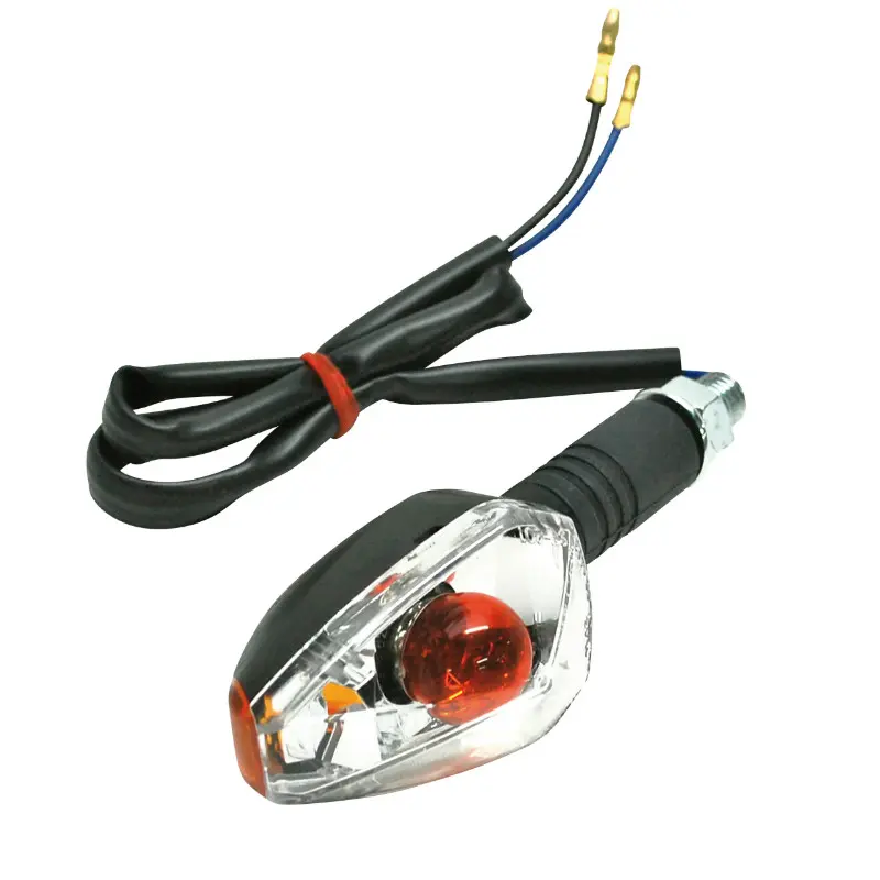 Clignotant adaptable Peugeot 50 XR7 2008+ arrière droit transparent-noir homologué CE - Sélection P2R