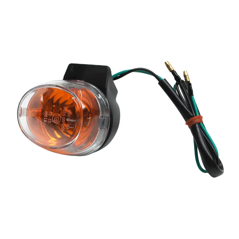 Clignotant scoot adaptable MBK 50 booster 2004+-yamaha 50 BWS 2004+-keeway 50 hurricane, focus av droit transparent (homologue ce) (81300-b20t0-01) -selection P2R