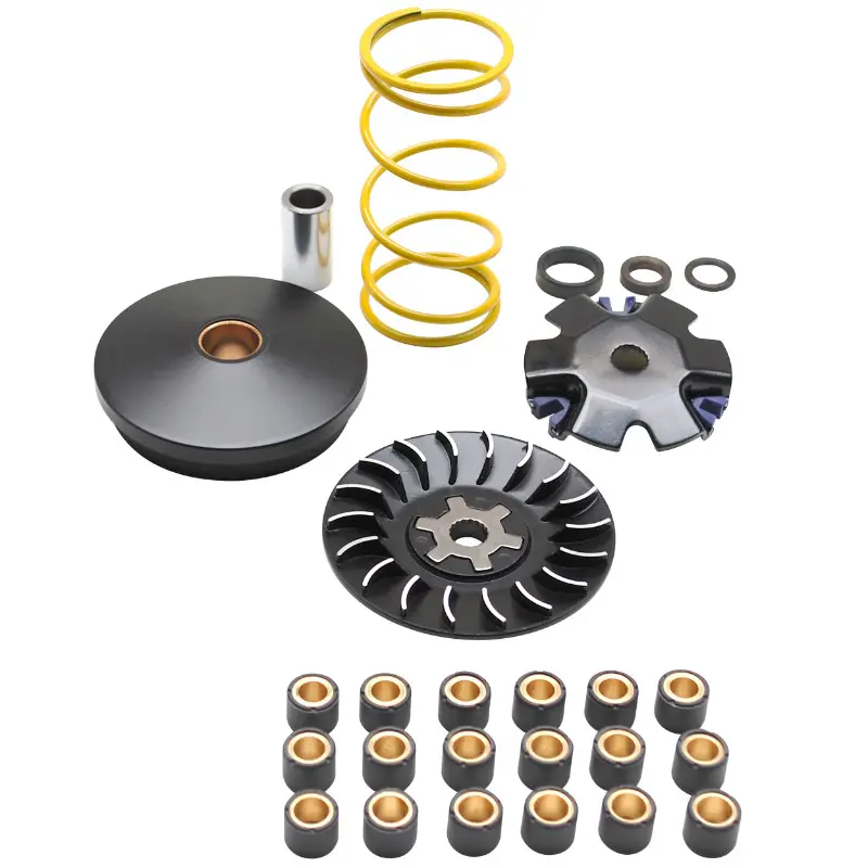 Replay black edition variator skuuterile MBK 50 booster, stunt, nitro, ovetto-yamaha 50 BWS, aerox, neos, slider (koos kollase vedru+ fikseeritud põsk + 3 komplekti rullikuid 16X13)