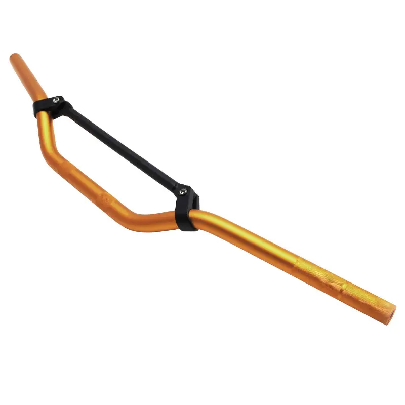 مقود 50 علبة Replay cross ألومنيوم قطر 22.2MM طول 810MM ارتفاع 105MM مع قضيب تقوية ذهبي