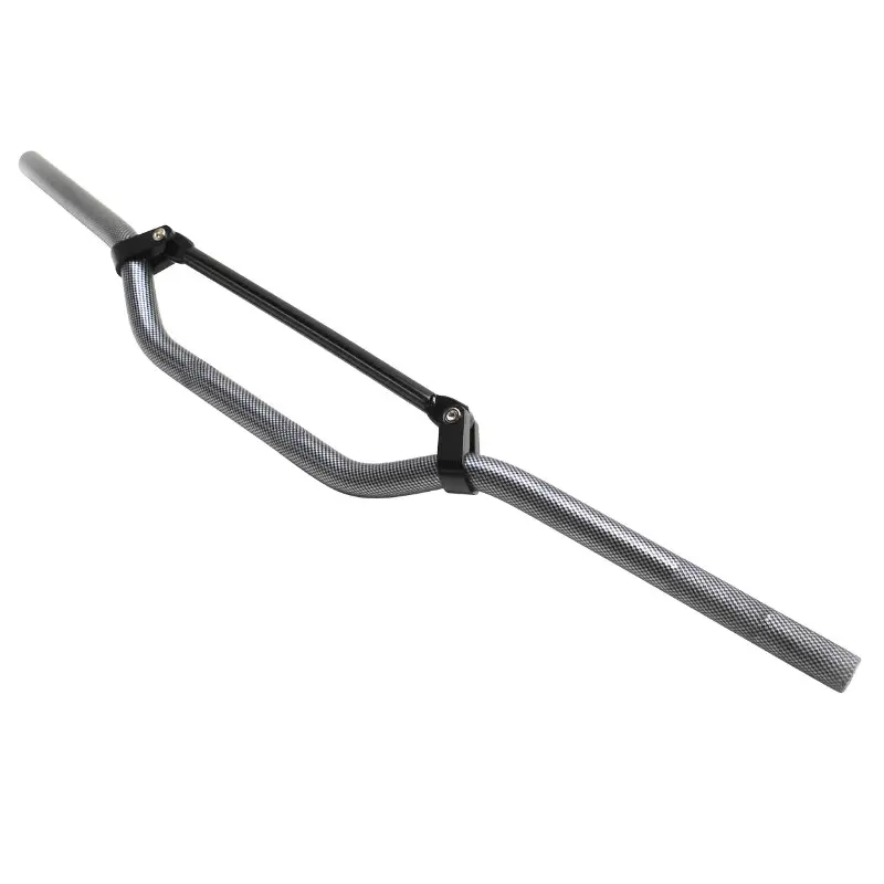 Guidon 50 a boite Replay cross alu diam 22,2MM L810MM H105MM avec barre de renfort carbone