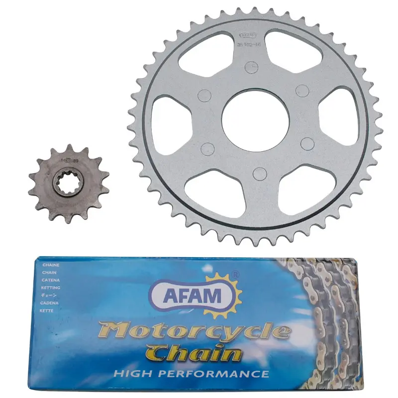 Kit chaîne AFAM Aprilia 50 Classic 1992-2001 415 13x46