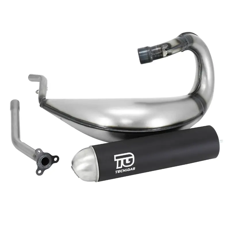 Tecnigas E-Nox স্টিল সাইলেন্সার Sherco 50 SM-R 2013+ এবং 50-R 2013+ (Euro 4, 5) জন্য ডান দিকে উচ্চ প্যাসেজ