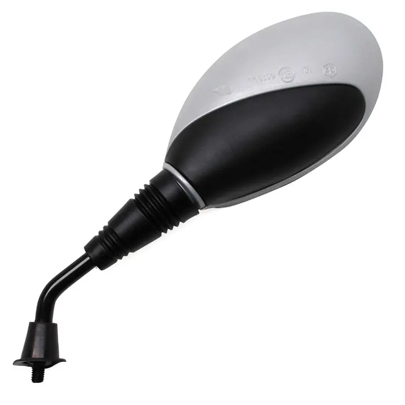 Rétroviseur adaptable gauche VICMA M8-125 gris-noir pour Keeway 50 Focus, Hurricane, 125 F-Act, MBK 125 Doodo, Yamaha 125 Teos (homologué CE)