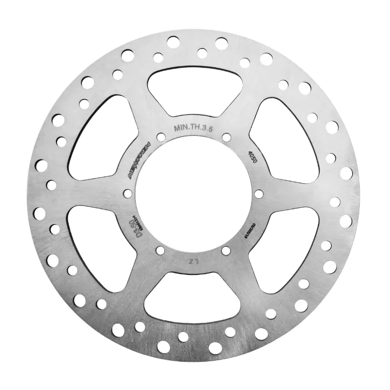 Disque de frein adaptable peugeot 50 XPS 2002+ av, XR6 2002+ av - rieju 50 SMX 2006+ av - derbi 50 GPR r 1997+2003, GPR nude 2004+2005 av (ext 260MM - int 90MM - 6 trous) (DF4050A) -Newfren