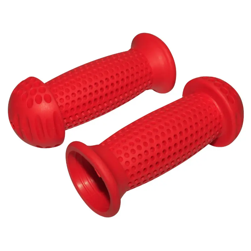 P2R City Import Çocuk Mantar Tip Kırmızı Tutacak L 100 mm Çap 22,2 mm (Çift)
