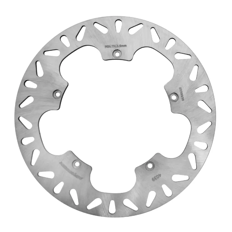 Disque de frein adaptable MBK 50 x power 2004+ av, yamaha 50 TZR 2004+ av, aprilia 50 RS 1999+2005 av (ext 280MM - int 155MM - 5 trous) (DF4039A) -Newfren
