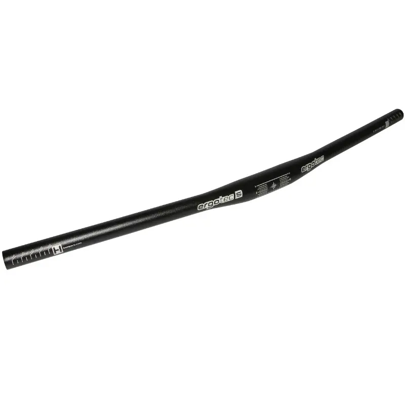 Cintre VTT droit Ergotec XS aluminium noir diamètre 31,8 mm longueur 680 mm